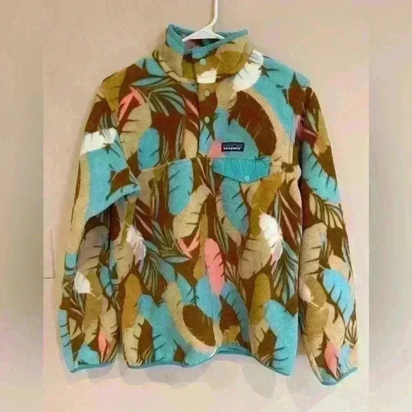 Patagonia Synchilla Lightweight Feather Dance Sweater - Picture 1 of 5